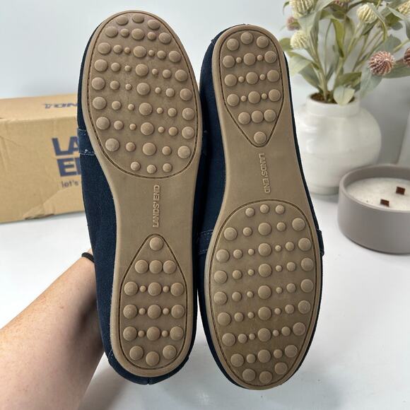 Lands' End Everyday Comfort Slip On Penny Loafer Radiant Navy Women’s US 9 - Picture 9 of 10